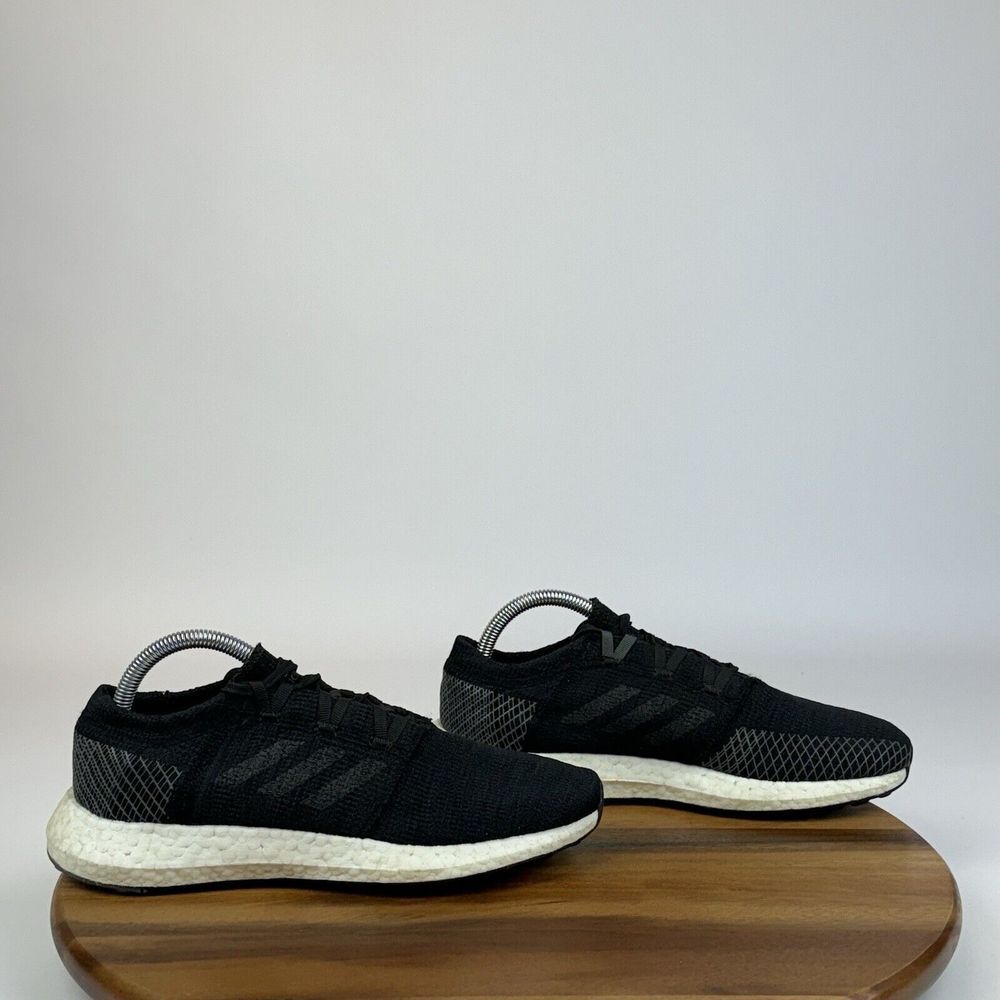 Womens Adidas Pureboost Go Core Black Athletic Running Sneakers Shoes Size 8 M